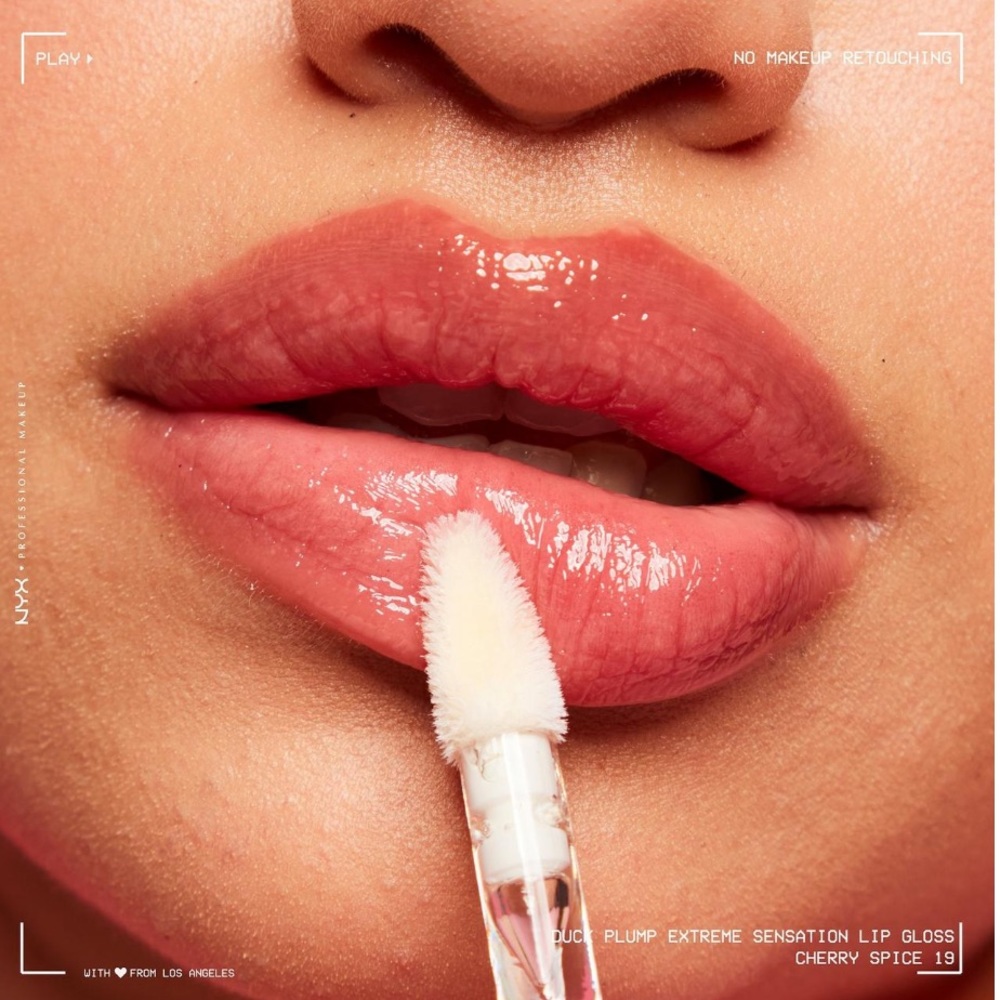 $13❤️🔥 NYX Duck Plump High Pigment Lip Plumping Gloss STRIKE A ROSE 🦆 NEW - Picture 7 of 10